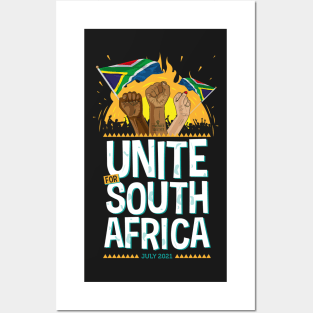 Unite for South Africa Posters and Art